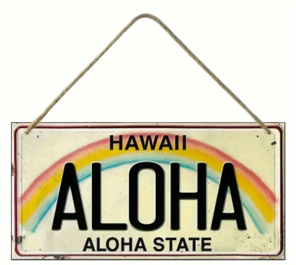 Lil Aloha License Plate