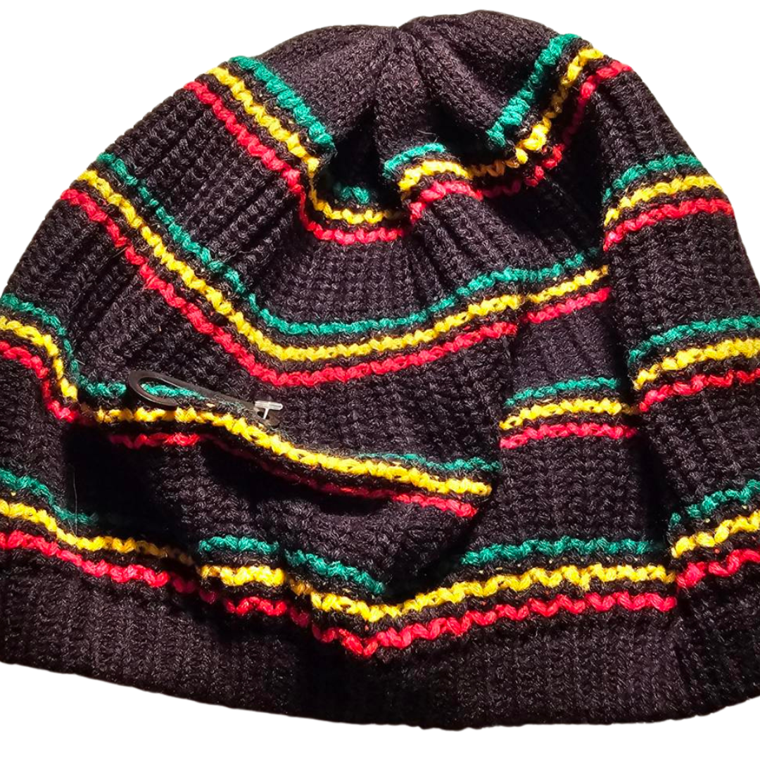 Black Reggae Beanie