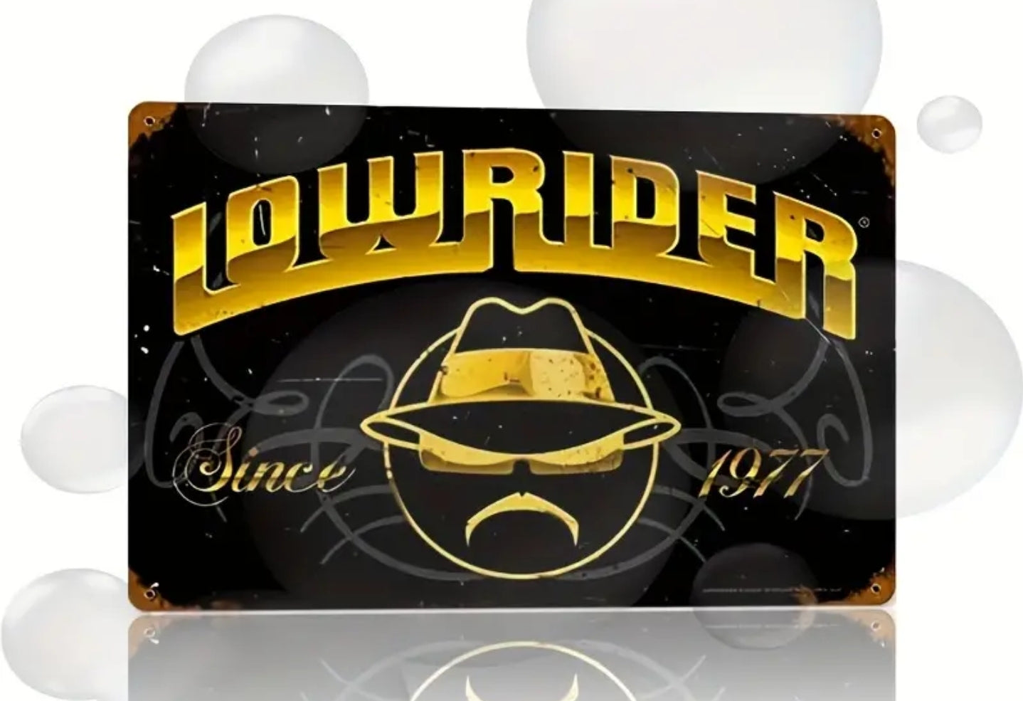 OG Lowrider Metal Sign