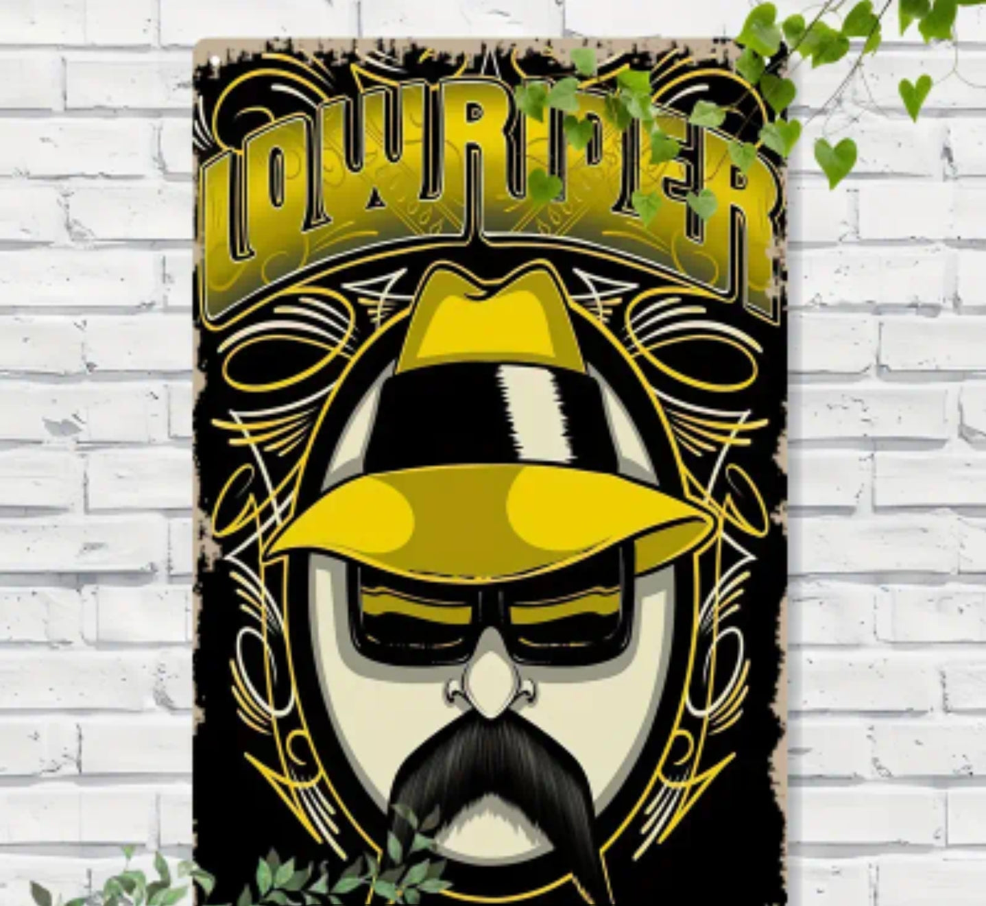 OG Lowrider Metal Sign