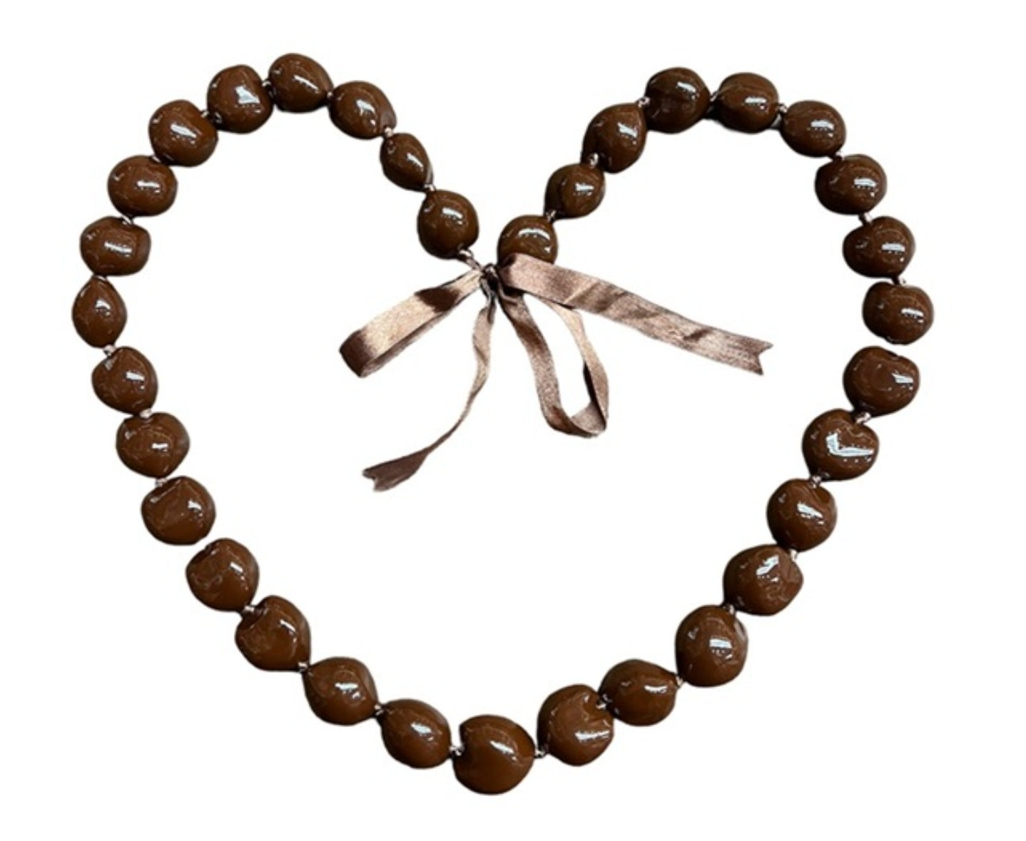 Black and Brown Kukuinut Leis
