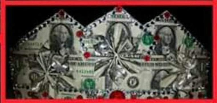 Money Tiaras and Crowns
