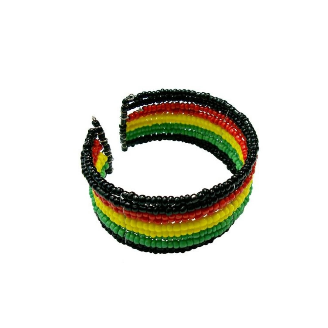 Reggae Unisex Beaded Bracelet