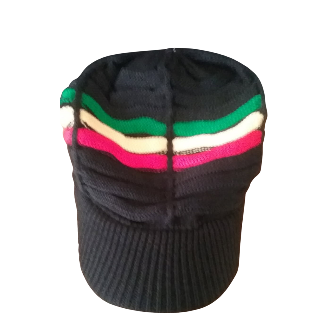 Reggae Beanie with Brim