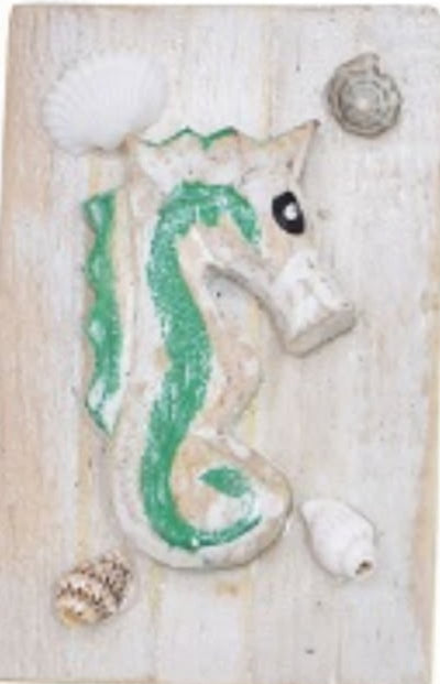 By the Sea Wooden Magnets
