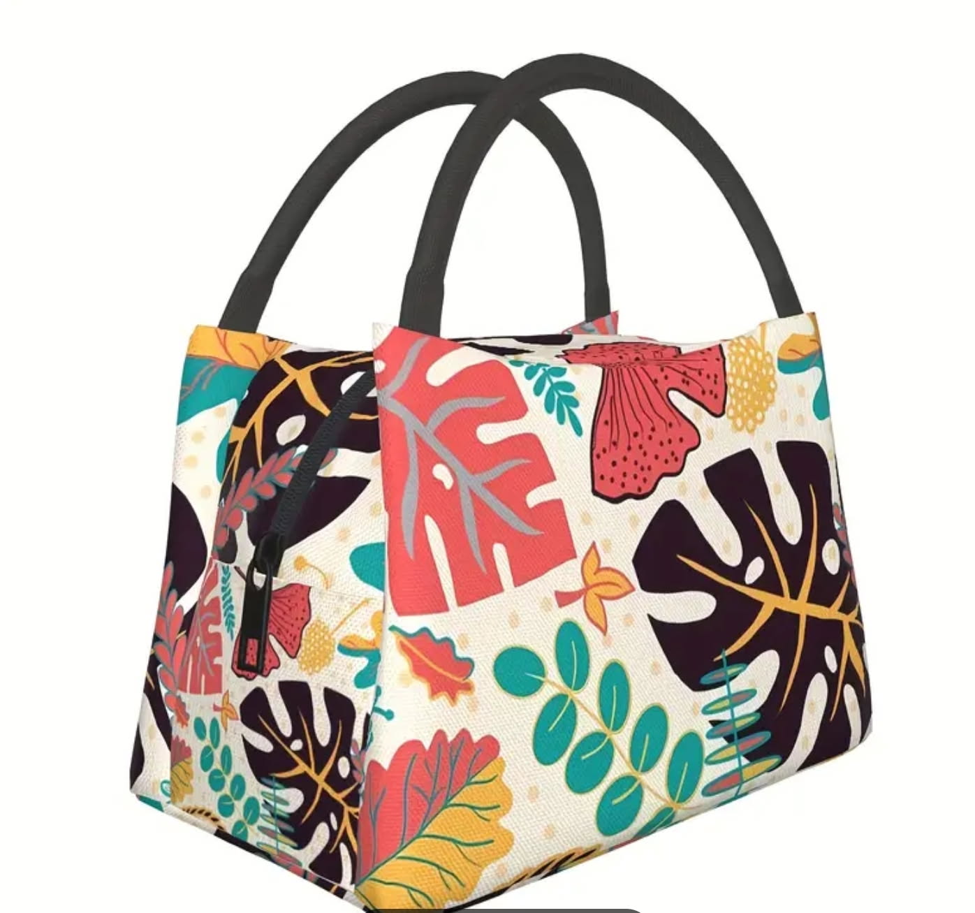 Colorful and Vibrant Palm Leaf Installation Bag