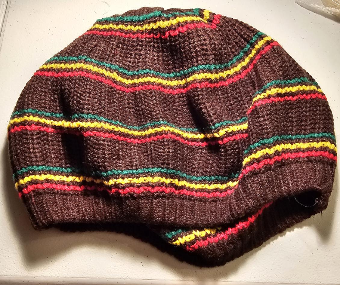 Brown Reggae Beanie