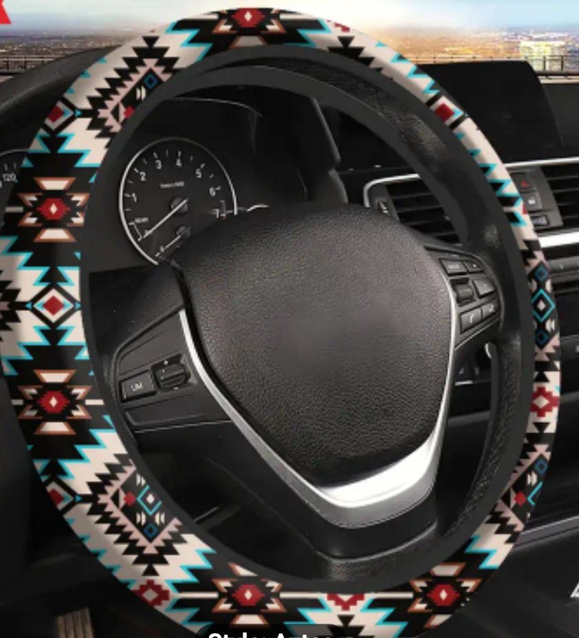 Native American Tribal Steering Wheel Cover