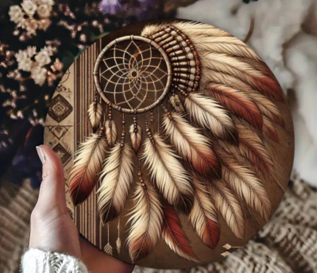 Dream Catcher Metal Decor