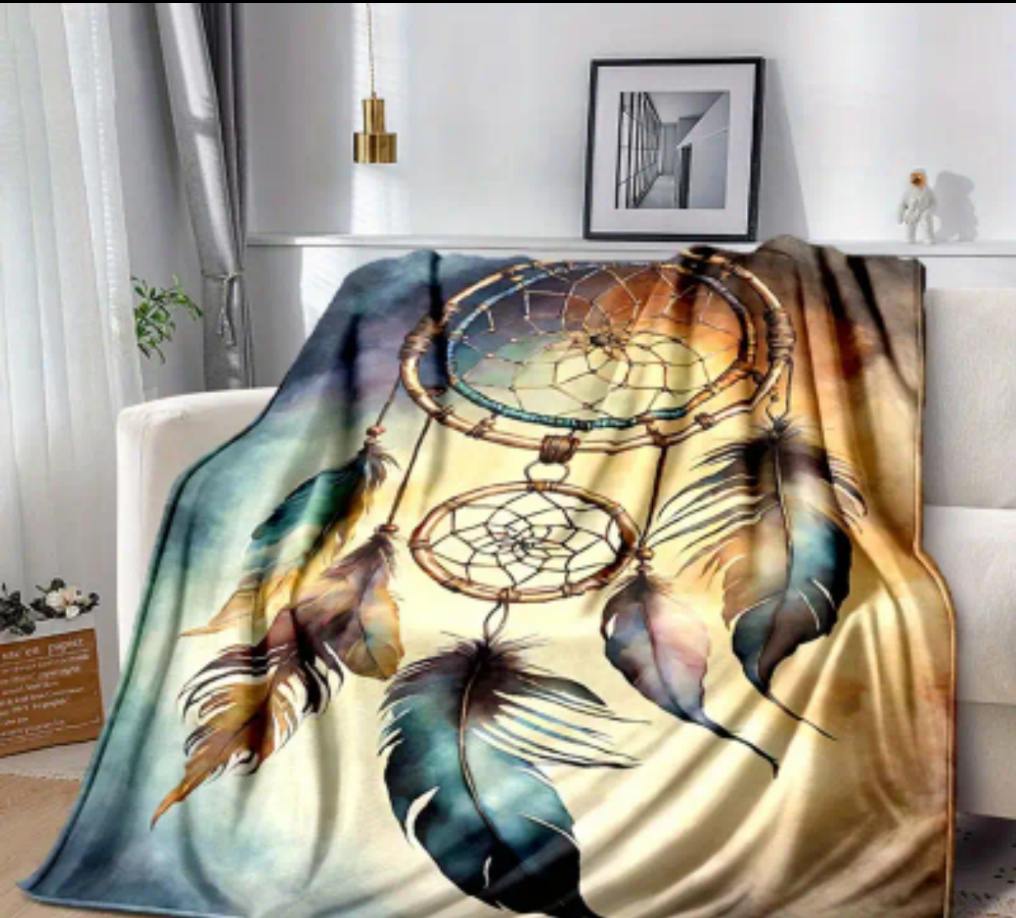 Dream Catcher Flannel Blanket