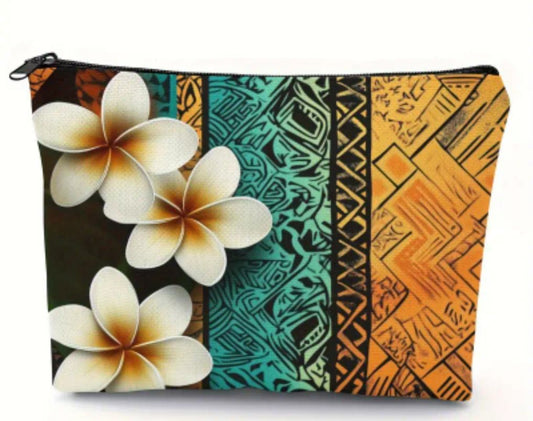 Beautiful Plumeria Pouch