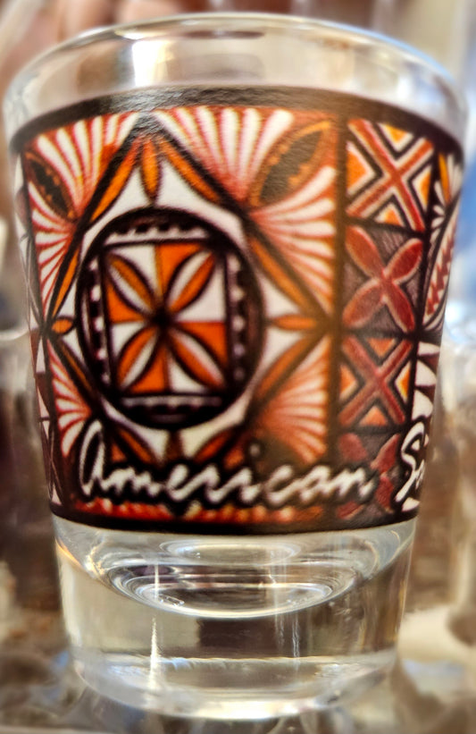 American Samoa Tribal Shot Glass