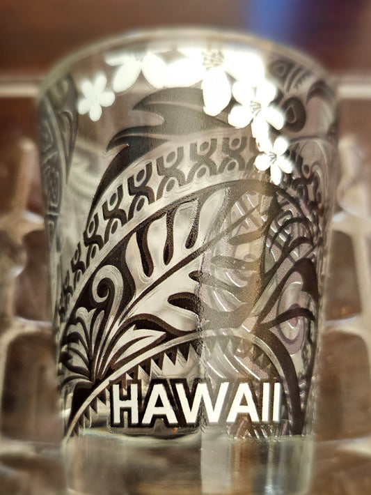 Hawaiian Paradise Shot Glass