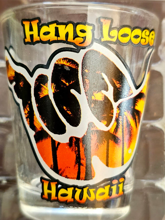 Shaka Hang Loose Shot Glass