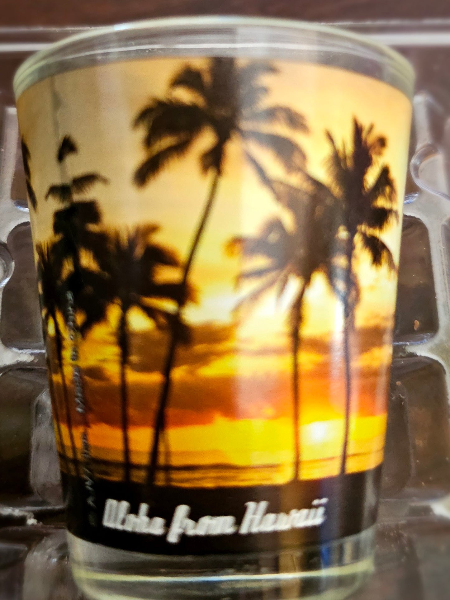 Aloha From Hawaii Sunset Shot Glass
