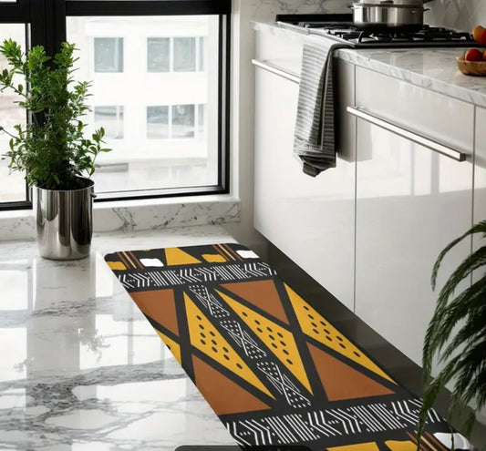 African Design Kitchen Mat
