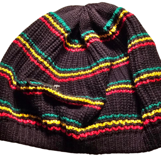 Black Reggae Beanie