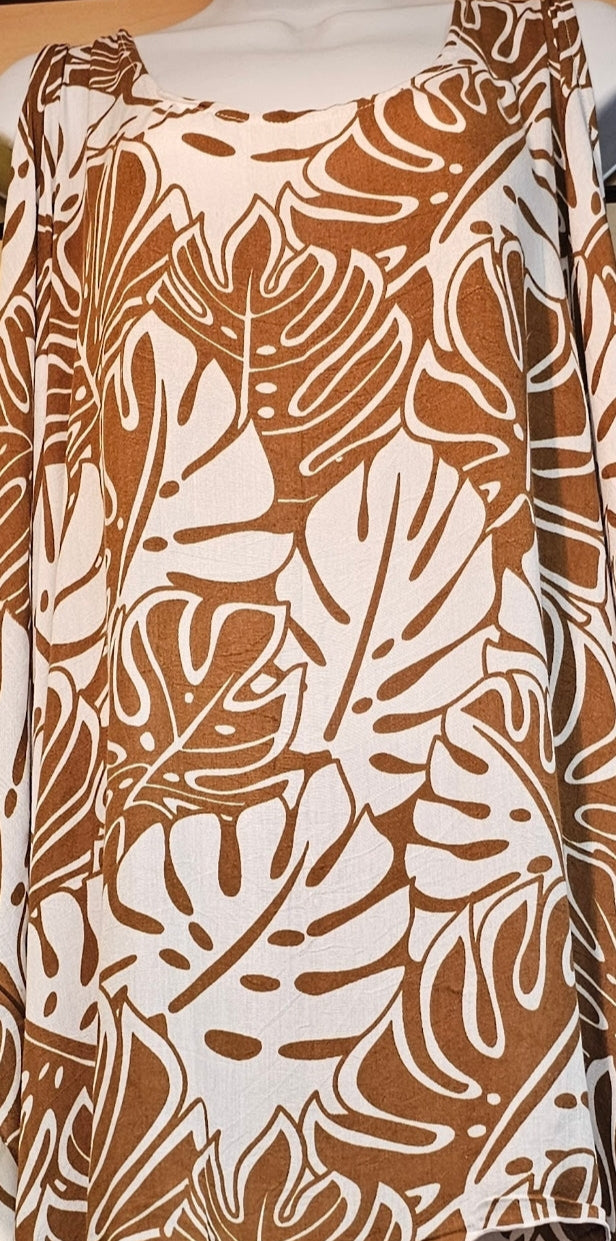 One Size Tropical Blouses