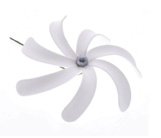 Elegant White Foam Stick Flowers