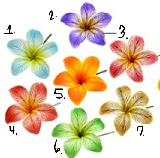 Plumeria Foam Stick Flowers