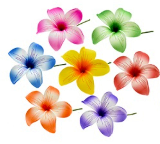 Plumeria Foam Stick Flowers