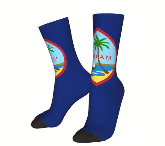 Blue Guam Socks