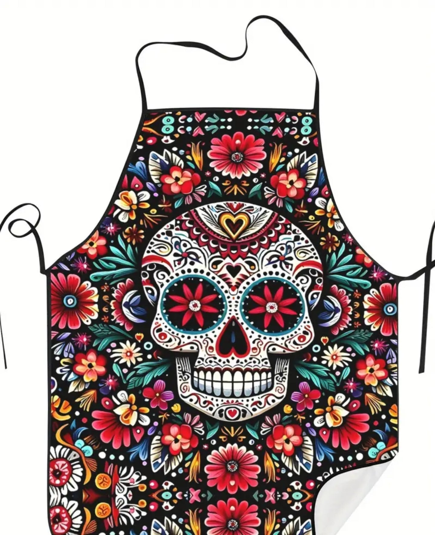 Colorful Day of the Dead Apron