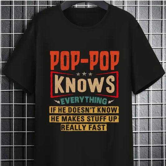 Pop Knows Best T Shirt