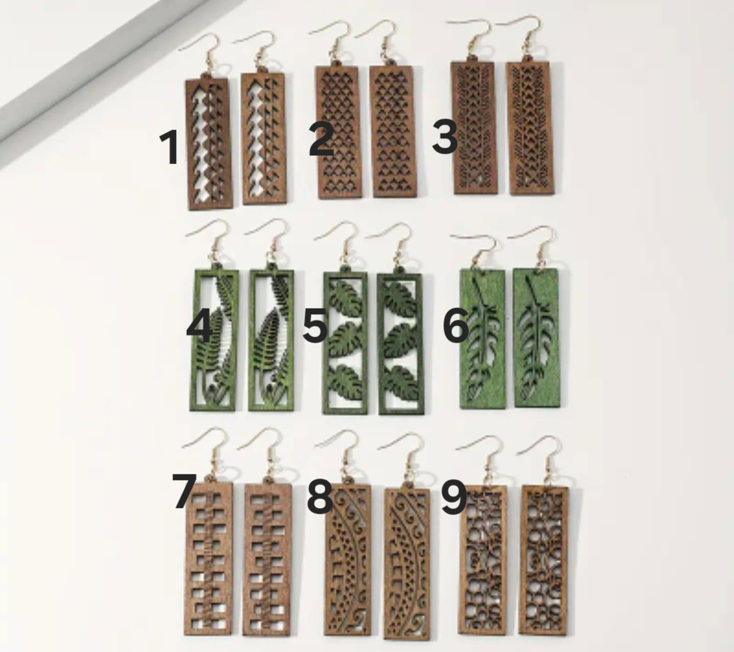 Wood Earrings