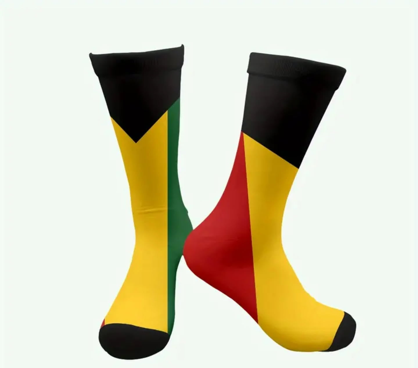 Reggae Abstract Colored Socks