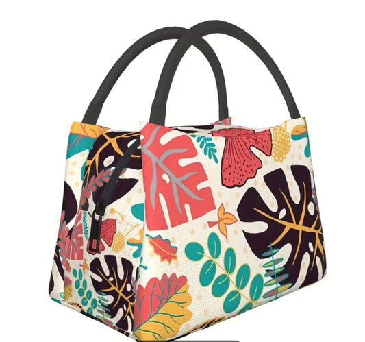 Colorful and Vibrant Palm Leaf Installation Bag