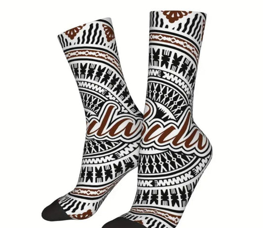 Fijian Bula Tribal Socks