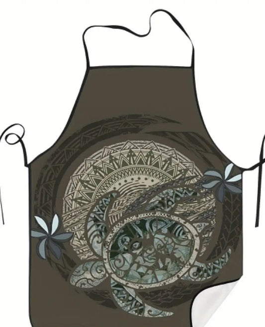 Tribal Apron with Turtles